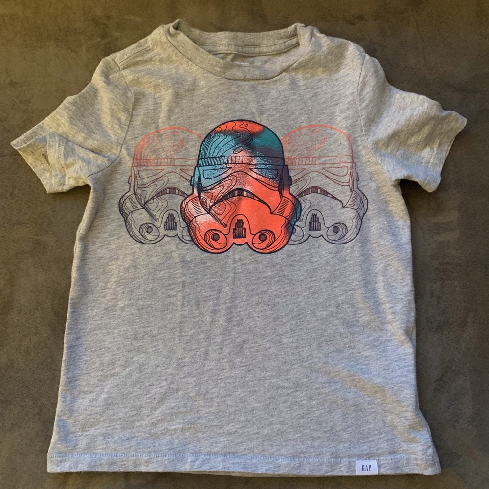 🟡EUC🟡 GAP Star Wars Stormtrooper T-Shirt - Size XS (4)